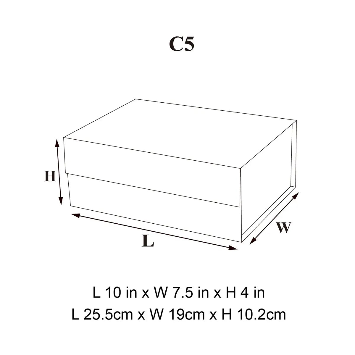 Foldable Gift Box (Pack of 5pcs)